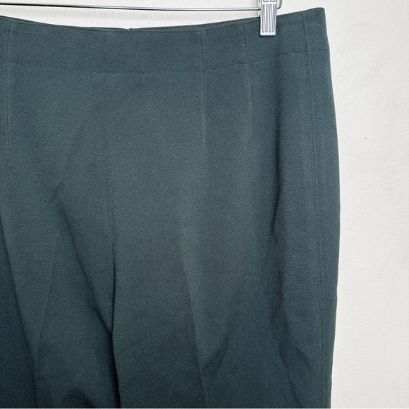 Club Monaco Womens 12 Dark Green Tapered Leg Crepe Trouser - Picture 10 of 12